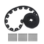 2" Garden Landscape Edging 33 Feet No Dig Lawn Edging Border With 30 8-In Spike