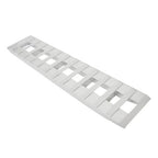 2Pcs 72'' ������������������ 14'' Aluminum Sliver Trailer Ramps 6500LBS Total Beavertail Hook End