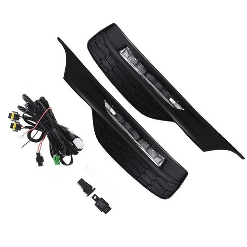 Daytime Running Lights For 16-17 Honda Accord Sedan with Bezel Switch RH+LH