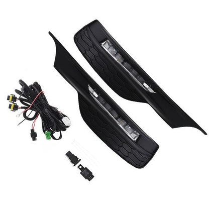 Daytime Running Lights For 16-17 Honda Accord Sedan with Bezel Switch RH+LH