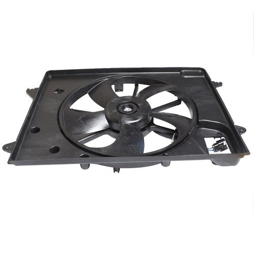 Fit For 2015-2017 Sonata 2.4L Plastic Radiator AC Condenser Cooling Fan Assembly