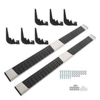 Suit For RAM 1500 Crew Cab 2009-2018 Running Boards Side Steps Left+Right Side