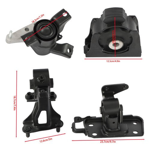 4X New Engine Motor & Trans Mount Set Fit For Toyota RAV4 2.5L FWD 2009-2012