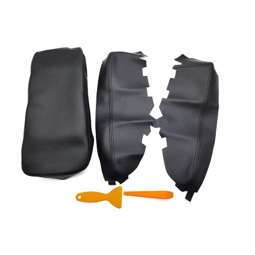 Door Panel Center Console Lid Armrest Cover Black for Toyota Avalon 2013 2018