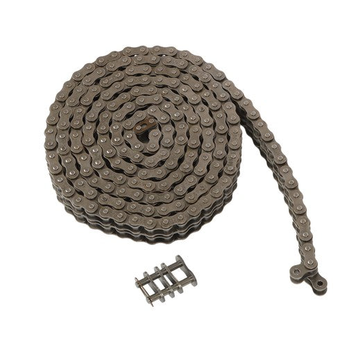 #50-2 Duplex Double Strand Roller Chain x 10 feet + 2 Connecting Links
