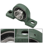 2PCS UCP211-32 Solid Base Pillow Block Bearing 2" Bore Self Aligning 2 Bolt