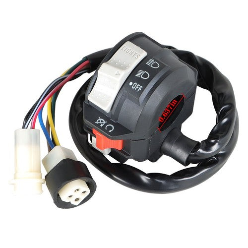Left Handlebar Kill Switch Start Off Headlight For Yamaha MOTO-4 YFM 225 250 350