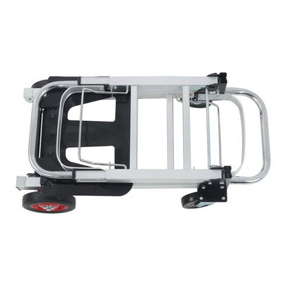 Aluminum Hand Truck 2 in 1 Folding Dolly Cart 400 lbs Capacity Heavy Duty 150kg