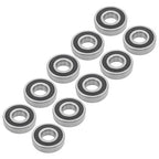 10Pcs 6306-2RS Deep Groove Ball Bearings 30mm Inner Dia 72mm OD 19mm Bore Sealed