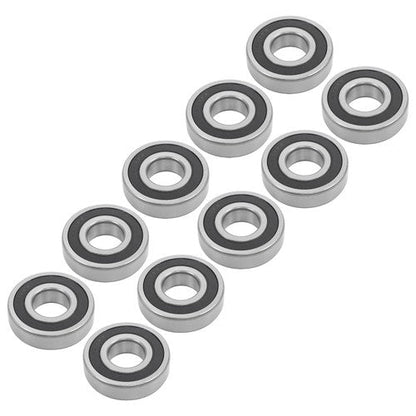 10Pcs 6306-2RS Deep Groove Ball Bearings 30mm Inner Dia 72mm OD 19mm Bore Sealed
