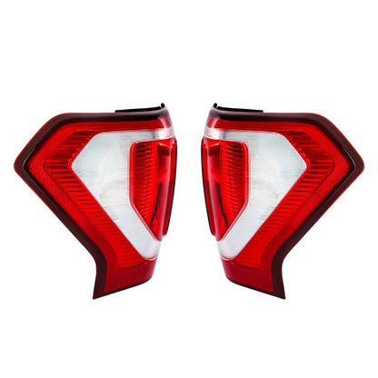 For Ford Expedition 2018-2021 Right+Left Side Halogen Type Clear&Red Tail Lights