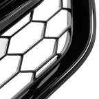 For 2017 2018 2019 Honda CRV CR-V Front Glossy Black Grille JDM Style Grill