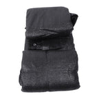 5FTx50FT Black Heavy Duty Garden Privacy Fence Barrier Net With Zip Ties