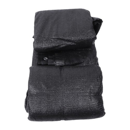 5FTx50FT Black Heavy Duty Garden Privacy Fence Barrier Net With Zip Ties