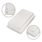 Restaurant Steam Table Pans 2 Pack Full Size 4 Inch Deep Thickened with Lid