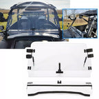 Clear Windshield Flip for Polaris RZR 800 570 RZR XP 900 XP 4 800 900 11-14