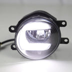 Double Color LED Fog Lights Lamps Fit Toyota Highlander Camry Corolla w/wiring