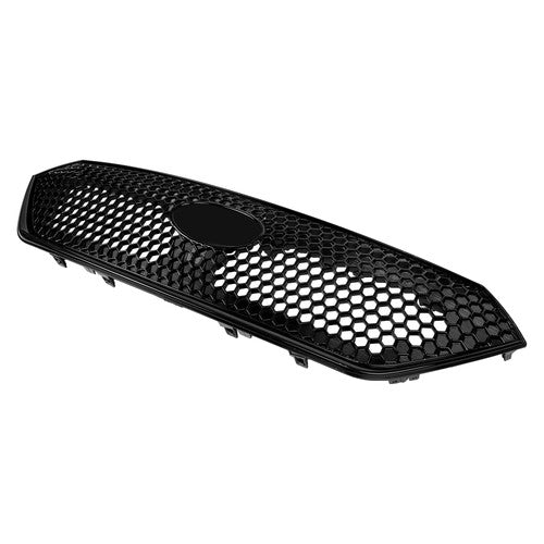 Front Bumper Upper Grille Honeycomb Grill Durable Black For Subaru WRX 2022-2024