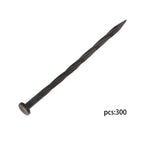 300PCS 8 Inch Plastic Landscape Anchoring Spikes, Garden Spiral Landscape Spikes
