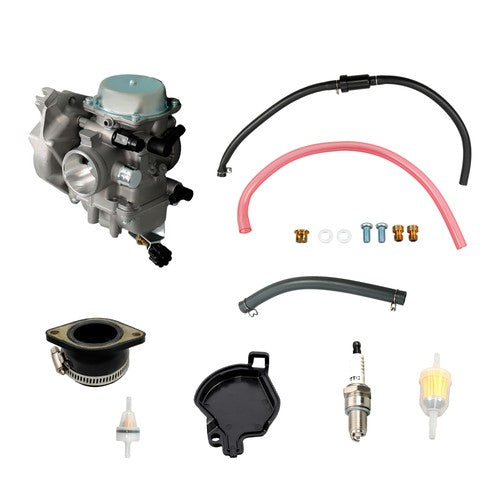 ATV Fit For Kawasaki KEF300A 1995-2000 KEF300B 2000-2003 Carburetor Kit New