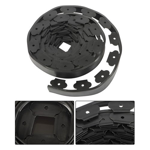 L-shaped Landscape Edging Border Kit 100' No-Dig Garden 1.5" Edge Lawn Border
