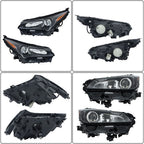LED+Halogen w/Sport Pkg For 2015-2017 Lexus NX200t Headlights Passenger+Driver