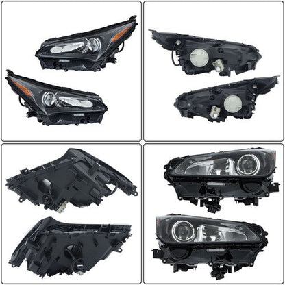LED+Halogen w/Sport Pkg For 2015-2017 Lexus NX200t Headlights Passenger+Driver