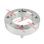 For 1991-1996 Kawasaki Mule 500 Silver X4 4x137 Wheel Spacer 1.5" 110mm M10x1.25