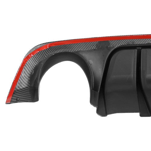 Rear Diffuser Trunk Spoiler Wing Carbon Fiber Style for 2018-2024 for Infiniti Q50