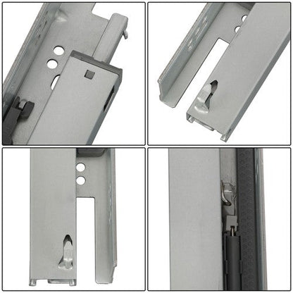 1 Pairs Undermount Drawer Slides 15 inch Undermount Soft Close Drawer Slides