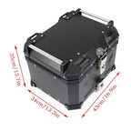 Motorcycle 36L Side Case Hard Saddlebag Aluminum & 45L Top Case Tail Box Luggage