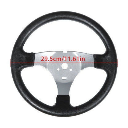 110cc Steering Wheel Assembly & Gear Rack Pinion Fit For Go Kart Quad Parts New