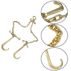 FIT For G70 5/16" V-Chain Bridle w/ 15" Large J Hooks,J-Hook w/ Grab Hooks 3' US