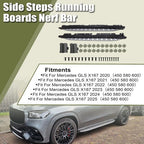 Side Steps Running Boards Nerf Bar For Mercedes GLS X167 2020-2025 450 580 600