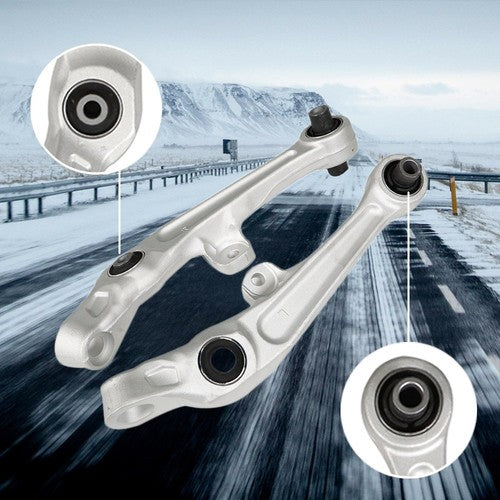For Nissan 350Z Infiniti G35 03-04 RWD New Front Control Arms Tierods Sway Bars