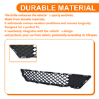 Front Lower Bumper Black Mesh Grille For 2015 16 Nissan Versa Note SR Hatchback