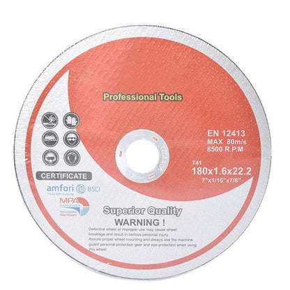 100 Pcs 7"x1/16"x7/8" Cut-off Wheel - Metal & Stainless Steel Cutting Discs