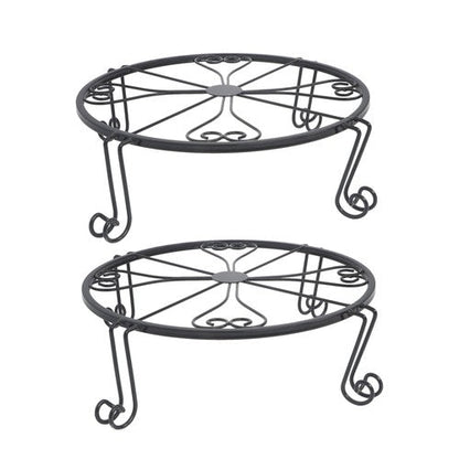 2 Pack Plant Stand For Flower Pot Heavy Duty Flower Pot Round Supports Rack