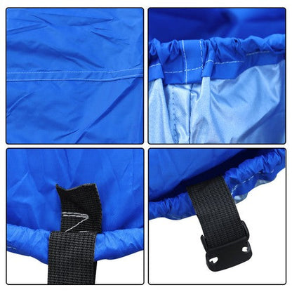 21-24FT Heavy Duty Trailerable Pontoon Boat Cover Beam Width Up to 102" Blue