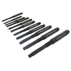 Adjustable 11Pcs Hand Reamers A-K, H4-H14, 15/32 to 1-1/2, HSS 6 Blades