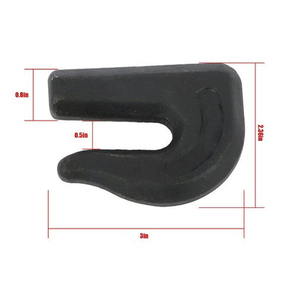 8Pcs G70 3/8" Weld On Chain Grab Hook Tow Hook Tractor Bucket Trailer Tie Down