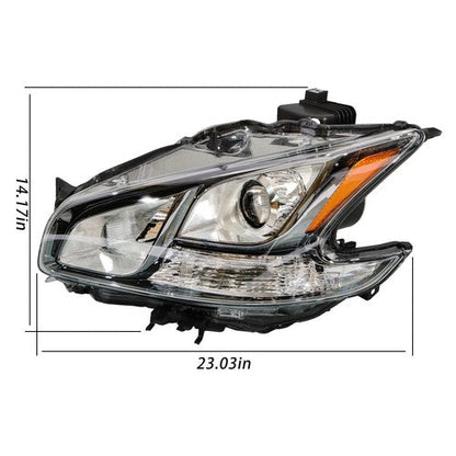 Left / Driver Side HID Headlight Assembly For Nissan Maxima 2009-2014 Headlamp