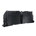 Black Upper Radiator Grille Air Shutter Assembly W/Motor For Ford F150 2015-2017