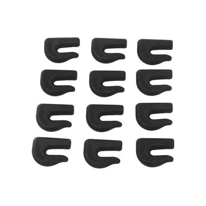 12 Pack 3/8" Weld On Grab Hook 6600lbs Heavy Duty G70 Forged Grab Chain Hooks