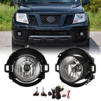 Fog Lights W/Bracket + Harness + Clip Fit Nissan Frontier 10-19 & Xterra 05-15