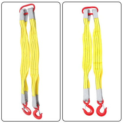 Lifting Slings Straps With Hooks 3.3Feet Two Leg Bridle Web Sling 4409 lbs