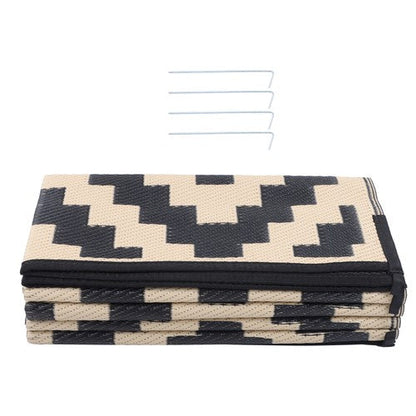 8x10 ft Waterproof Outdoor Rug Outdoor Indoor RV Mat Carpet For Patio Backyard