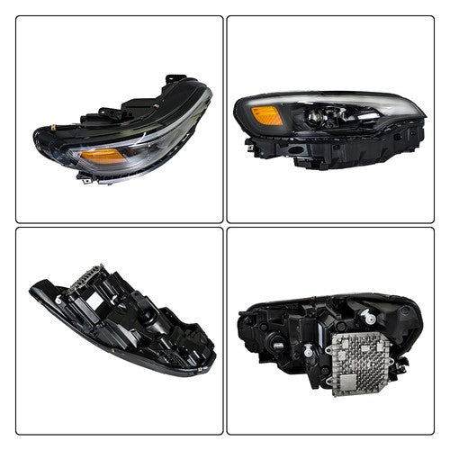 Passenger/Right Side Fit For Jeep Cherokee 2019-2022 Projector Headlamp Assembly
