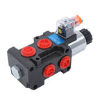 13GPM Hydraulic Adjustable Variable Flow Control Valve 6 Port 12V DC New