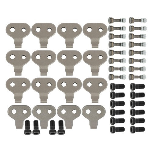 Stump Grinder Pocket & Teeth Kit For BARRETO SG30 with 2-1/4" Bolts 16pcs Tooth